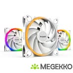 Be quiet! LIGHT WINGS White 140mm PWM high-speed Triple Pack, Verzenden, Nieuw