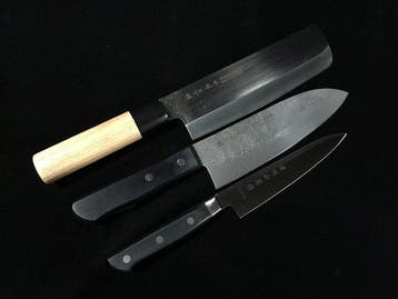 Japanese Masamune Kitchen Knife 3-Piece Set - Santoku,