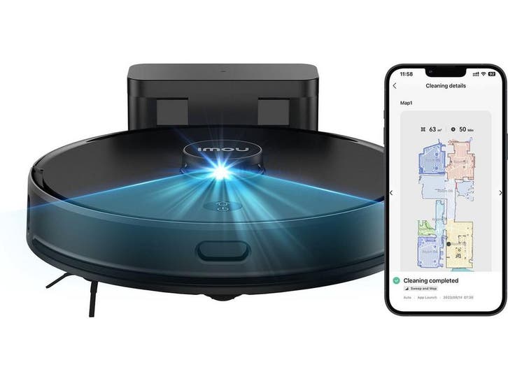 Imou RV1 - Robotstofzuiger - 4500 Pa zuigkracht - 2-in-1, Elektronische apparatuur, Stofzuigers, Nieuw, Verzenden