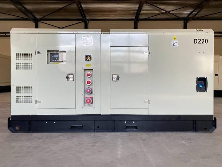 Hyundai P086TI - 220 kVA Generator - DPX-19852, Articles professionnels, Machines & Construction | Générateurs, Enlèvement ou Envoi