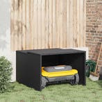 vidaXL Garage voor robotmaaier 86x90x52/57 cm poly rattan, Verzenden