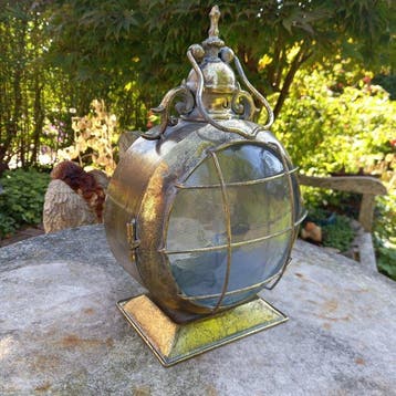 Lantaarn - Candle Lantern - 33 cm - Glas, Metaal