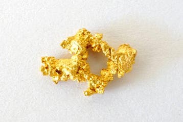 Goud , Pépites de Mauritanie 0,365 gram- 0.37 g - (1)