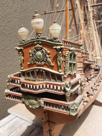 1:76 - Modelbouwdoos - Galeon 17e eeuw model - HMS sovereign, Nieuw