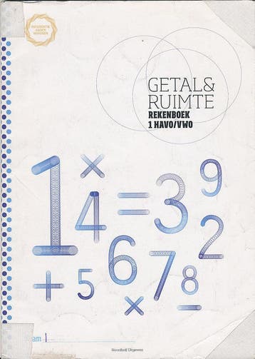 Getal en Ruimte Rekenboek 1 Havo/VWO (2012), Verzenden, Nieuw