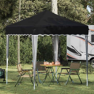 vidaXL Pop-up Feesttent 195 x 195 x 245 cm Antracietkleurig, Verzenden