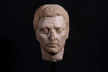 Oud-Romeins Hoofd van de Griekse toneelschrijver Menander,
