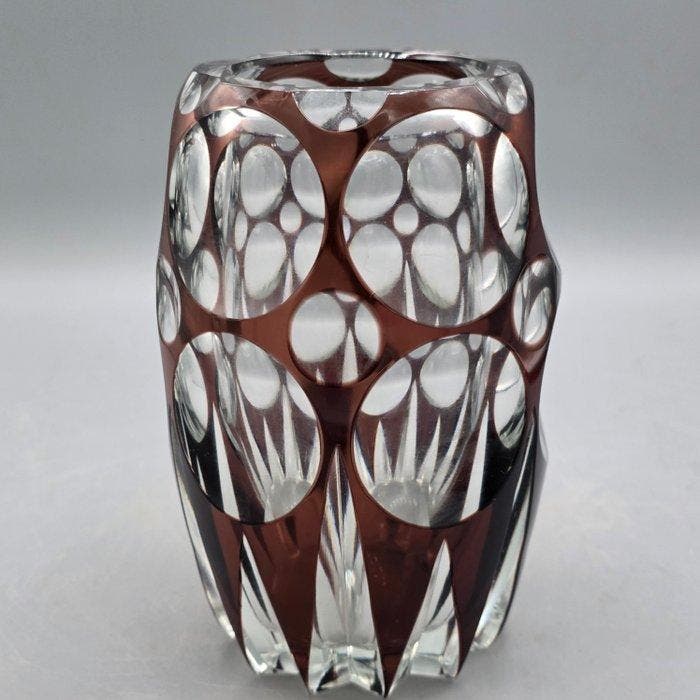 Val Saint Lambert - Vaas - Kristal, Antiek en Kunst, Curiosa en Brocante