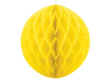 Honeycomb Bal Geel 40cm, Verzenden
