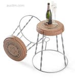 3x Champagne kroon stoel Kurk, Ophalen