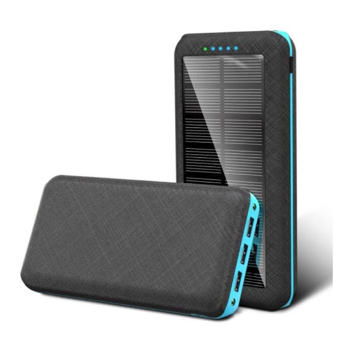 Qi Draadloze Solar Powerbank met 3 Poorten 80.000mAh -, Telecommunicatie, Powerbanks, Nieuw, Verzenden