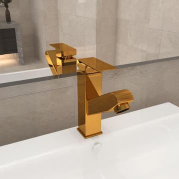 vidaXL Wastafelkraan met uittrekfunctie 157x172 mm, Doe-het-zelf en Bouw, Verzenden, Nieuw