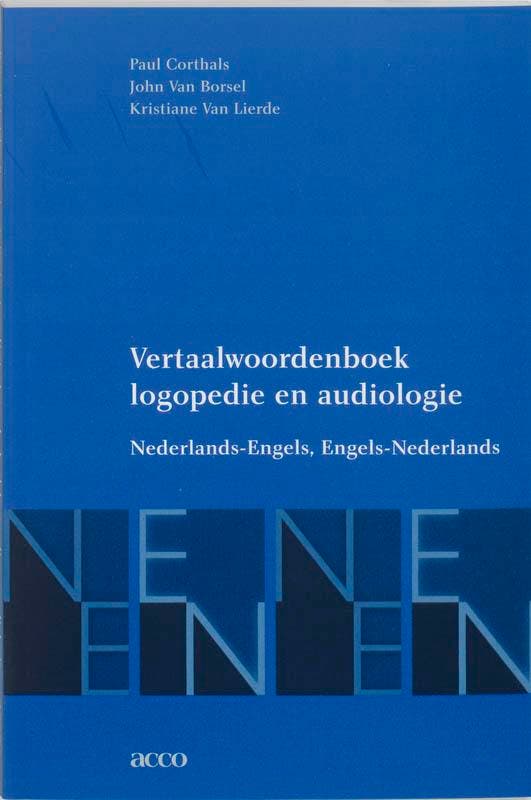 Vertaalwoordenboek logopedie en audiologie 9789033453960, Livres, Science, Envoi