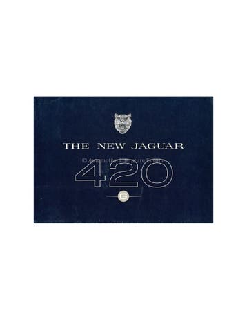 1967 JAGUAR 420 G BROCHURE ENGELS, Ophalen of Verzenden, Nieuw
