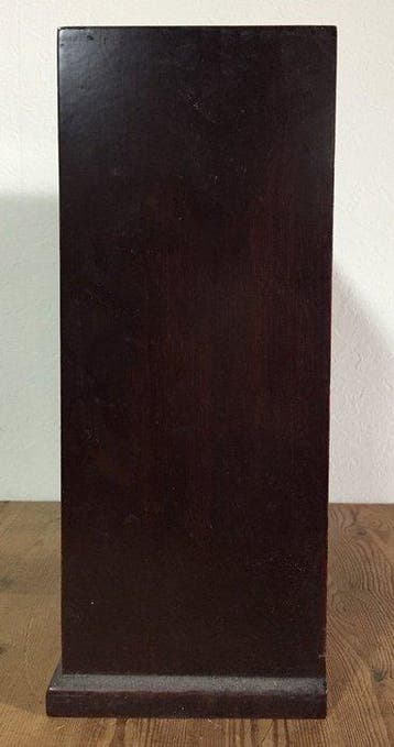 Vintage Japanese Wooden Display Shelf with Drawer -