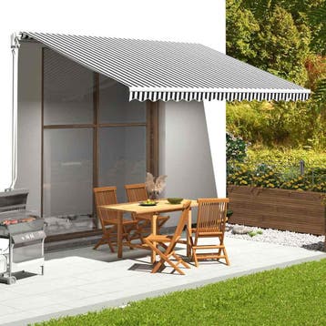 vidaXL Vervangingsdoek voor luifel 450x300 cm polyester, Verzenden