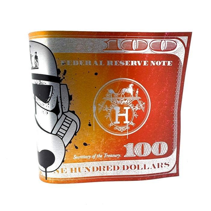 ByGerrits - Stormtrooper Hermes (Rolled Alu), Antiek en Kunst, Kunst | Designobjecten
