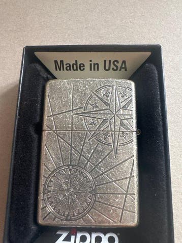 Zippo - Compass - Aansteker - Staal, Nieuw