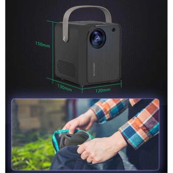BW-VP7 Mini LCD Projector met Speaker - Mini Beamer Home, Verzenden