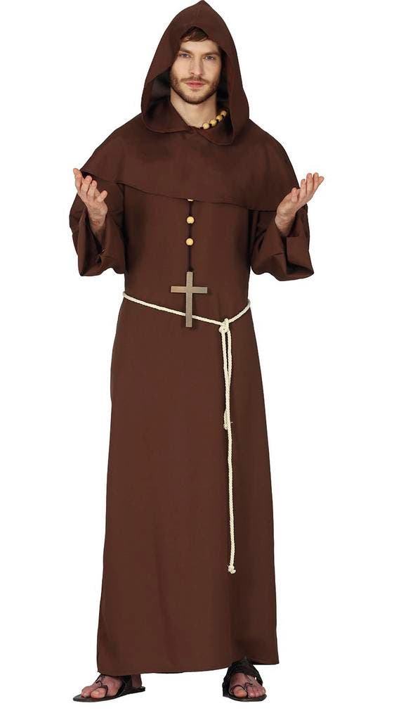 Monnik Kostuum Lang, Kleding | Heren, Carnavalskleding en Feestkleding, Nieuw, Verzenden