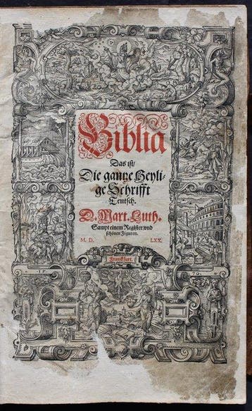 Biblia Das ist Die gantze Heylige Schrifft Teutsch