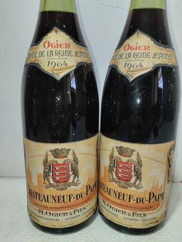 1964 A. Ogier & Fils, Chateauneuf Du Pape - Rhône - 2, Collections, Vins