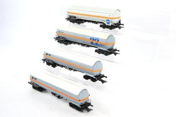Roco H0 - Wagon de marchandises pour trains miniatures (4) -