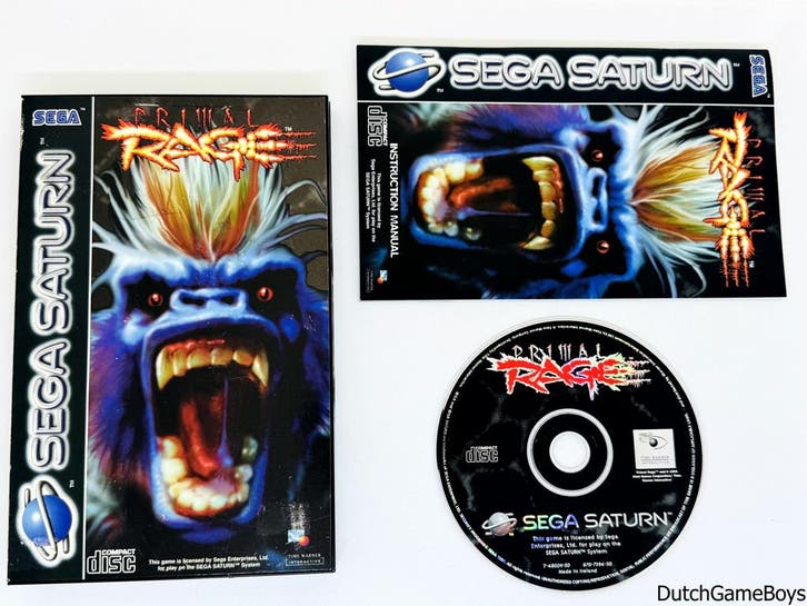 Sega Saturn - Primal Rage, Games en Spelcomputers, Games | Overige, Gebruikt, Verzenden
