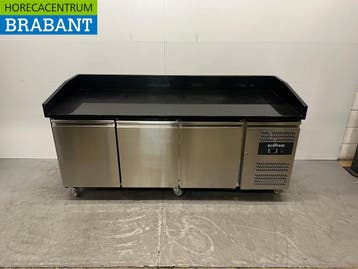 RVS Ecofrost Pizzawerkbank 3 Deuren 202 cm 230V Horeca, Ophalen of Verzenden