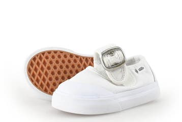 Vans Instappers Meisjes in maat 19 Wit, Kinderen en Baby's, Jongen of Meisje, Schoenen, Zo goed als nieuw, Vans