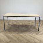 Eromes kantinetafel 180x80 cm,  ahorn - grijs, Gebruikt, Bureau