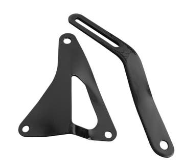 Chroom dynamo steun ford Zwart, Ophalen of Verzenden