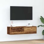 vidaXL TV Kast met lade Oud hout 100 x 31 x 25,5 cm Bewerkt, Verzenden, Nieuw