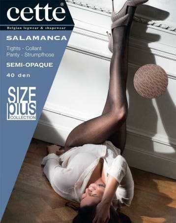 Panty SALAMANCA Cette 40den print maat 52/54, Kleding | Dames, Verzenden, Nieuw