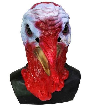 Kalkoenmasker (rood-wit), Verzenden