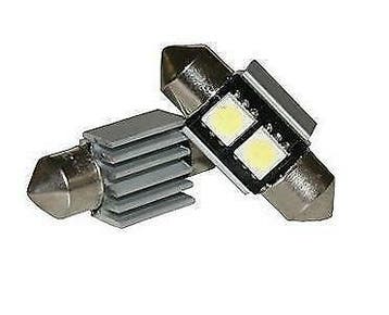 CANBUS 31mm 2 LED dome auto interieur lamp C5W, Verzenden