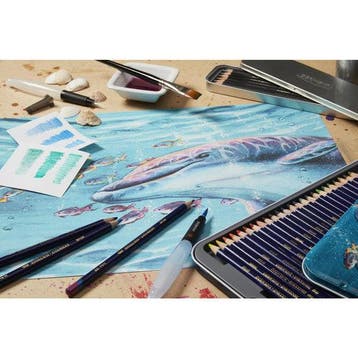 Derwent Inktense Kleurpotloden 24 stuks, Verzenden