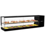 Tapasvitrine | LOGIC | Zwart | 8x 1/3 GN | +2°C/+6°C |, Zakelijke goederen, Verzenden, Nieuw in verpakking