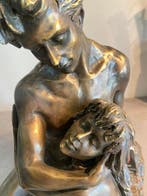Paor - sculptuur, Groot bronzen sculptuur “ Lovers Couple” -, Antiek en Kunst, Curiosa en Brocante