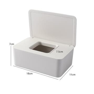 Billendoekjes Houder - Box Etui Wit - Wipe Opberger - Vochti, Verzenden, Nieuw