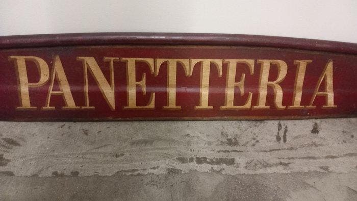 Uithangbord uit de jaren zestig - Bakkerij - Reclamebord -, Antiquités & Art, Curiosités & Brocante