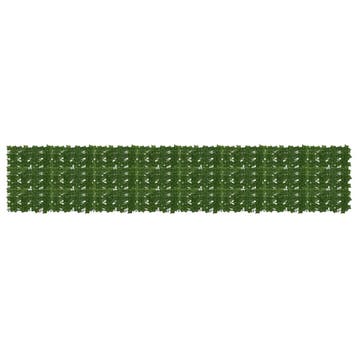 vidaXL Balkonscherm met bladeren Groen 400 x 75 cm, Tuin en Terras, Verzenden, Nieuw