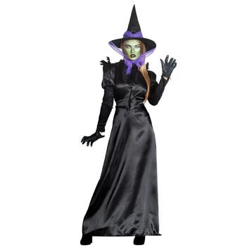 Halloween Kostuum Dames Heks 2 delig, Verzenden
