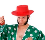 Flamenco Hoed Rood, Verzenden, Nieuw