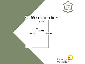 Leren elementenbank Flow - cl 65 arm links, Ophalen of Verzenden