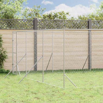 vidaXL Hondenkennel voor buiten 6x14x2 m gegalvaniseerd, Verzenden, Nieuw