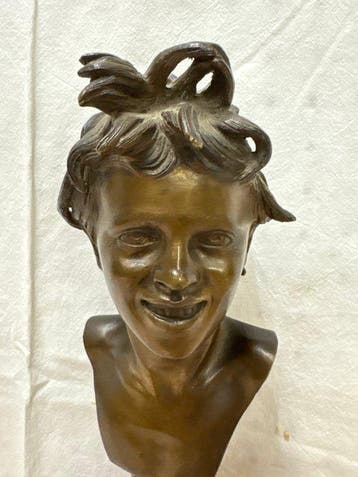 Dal modello di Vincenzo Gemito (1852-1929) - Buste, Testa di