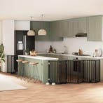 vidaXL Hondenhek inklapbaar 15 panelen 750 cm populierenhout, Verzenden, Nieuw