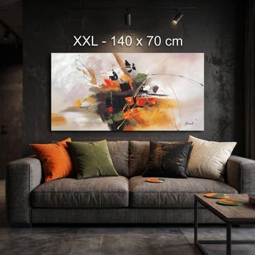 Monika Spiewak - Abstract - Oil Painting Stretched On The
