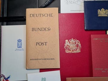 Europa 1959/1960 - Presentatiesets Europese landen bij CEPT, Postzegels en Munten, Gestempeld